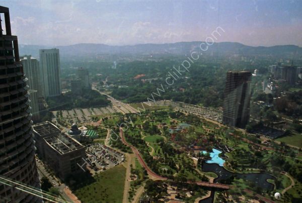 View from Petronas Towers Sky Bridge, Kuala Lumpur